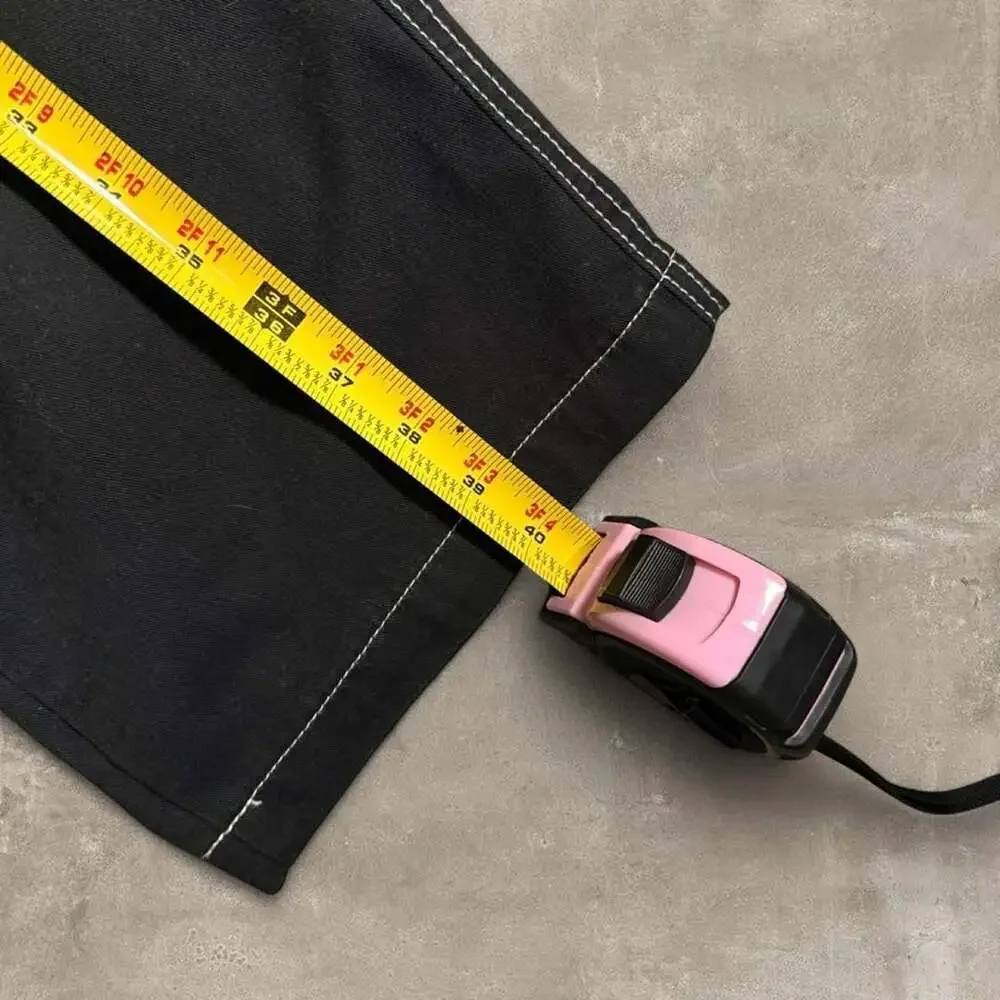 True Religion Black Contrast Stitch Cargo Pants